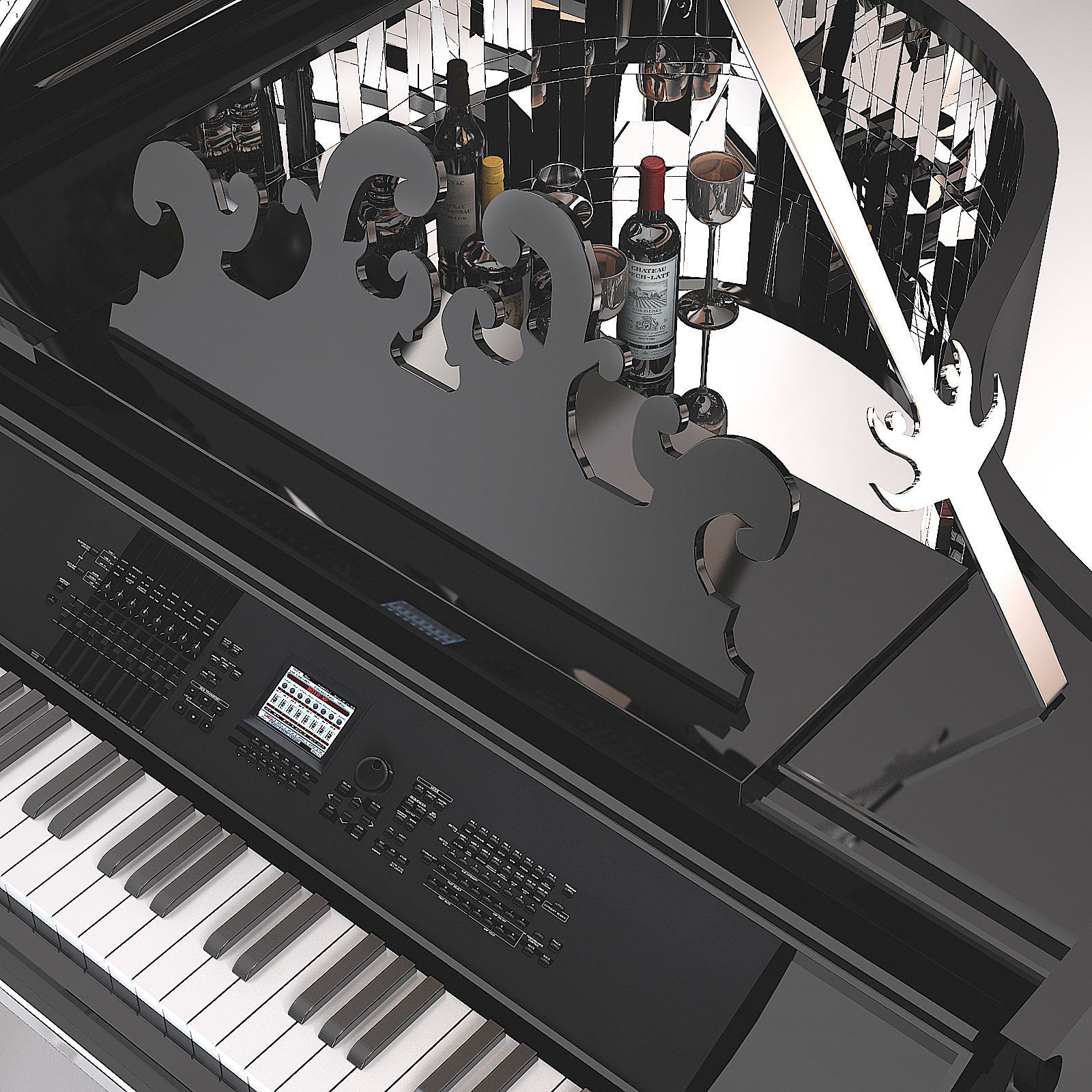 Visionnaire Piano Bar 3D model_3
