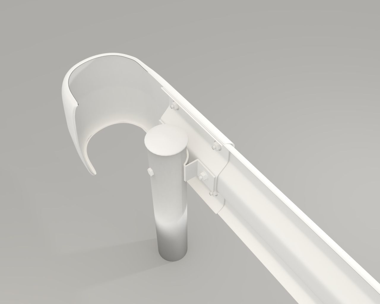 Guardrail - japanese - high poly 3D model_3