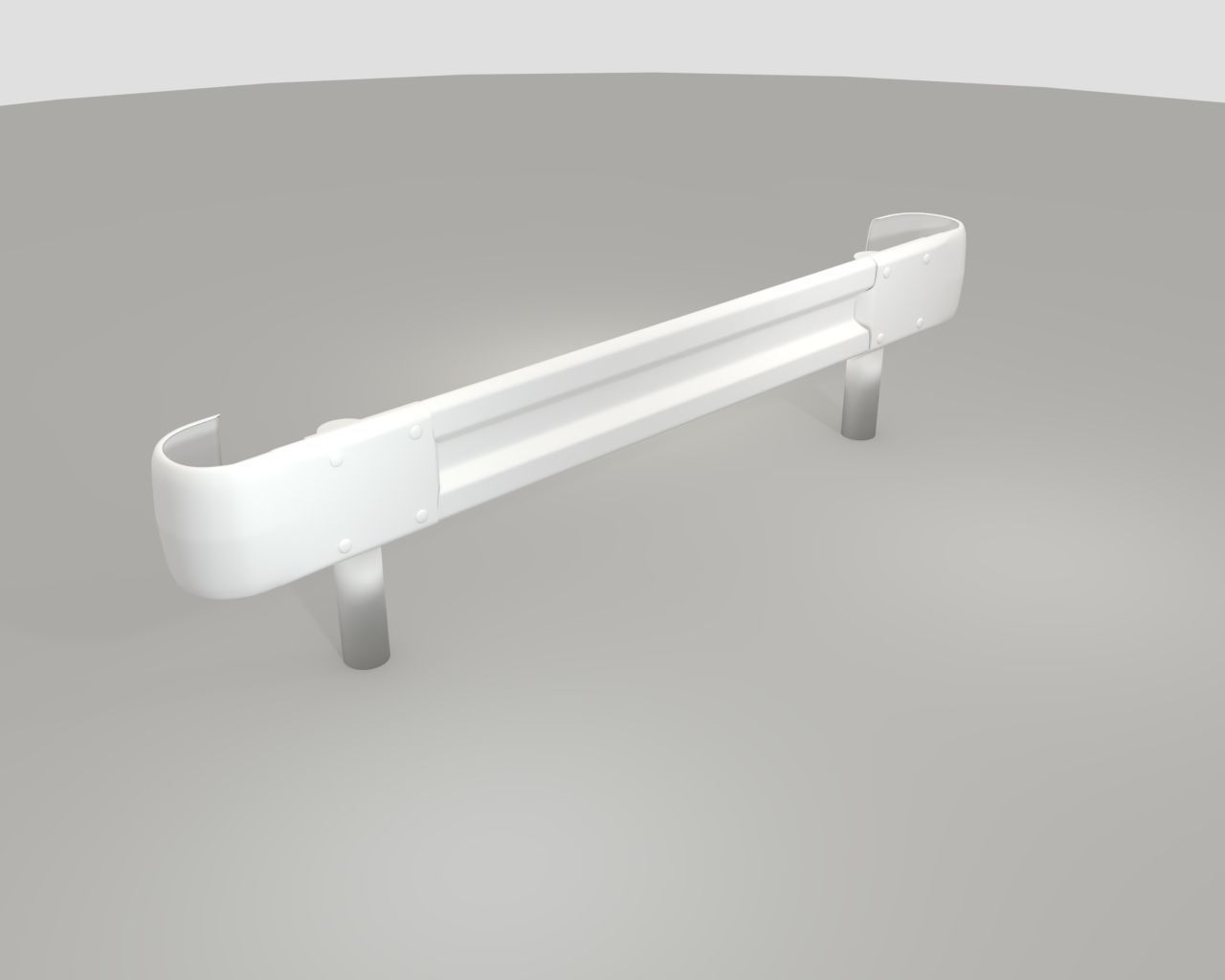 Guardrail - japanese - high poly 3D model_2