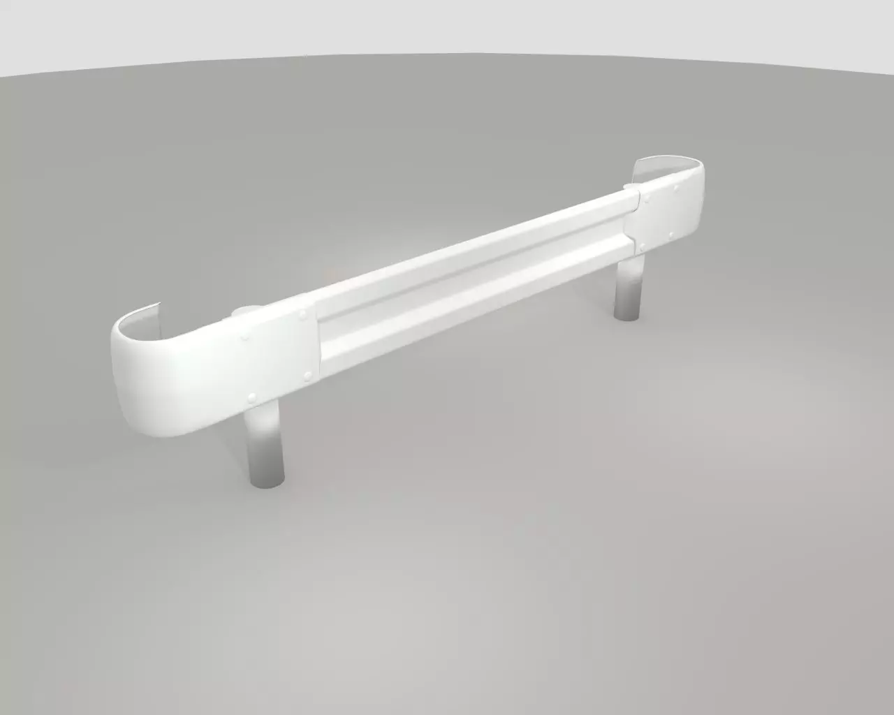 Guardrail - japanese - high poly 3D model_0