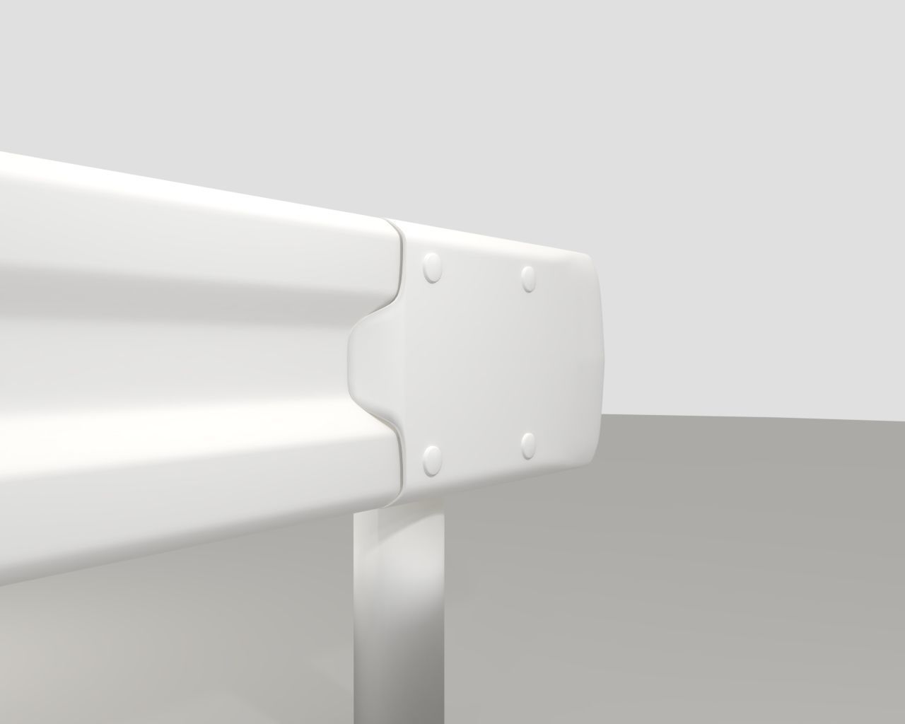 Guardrail - japanese - high poly 3D model_4