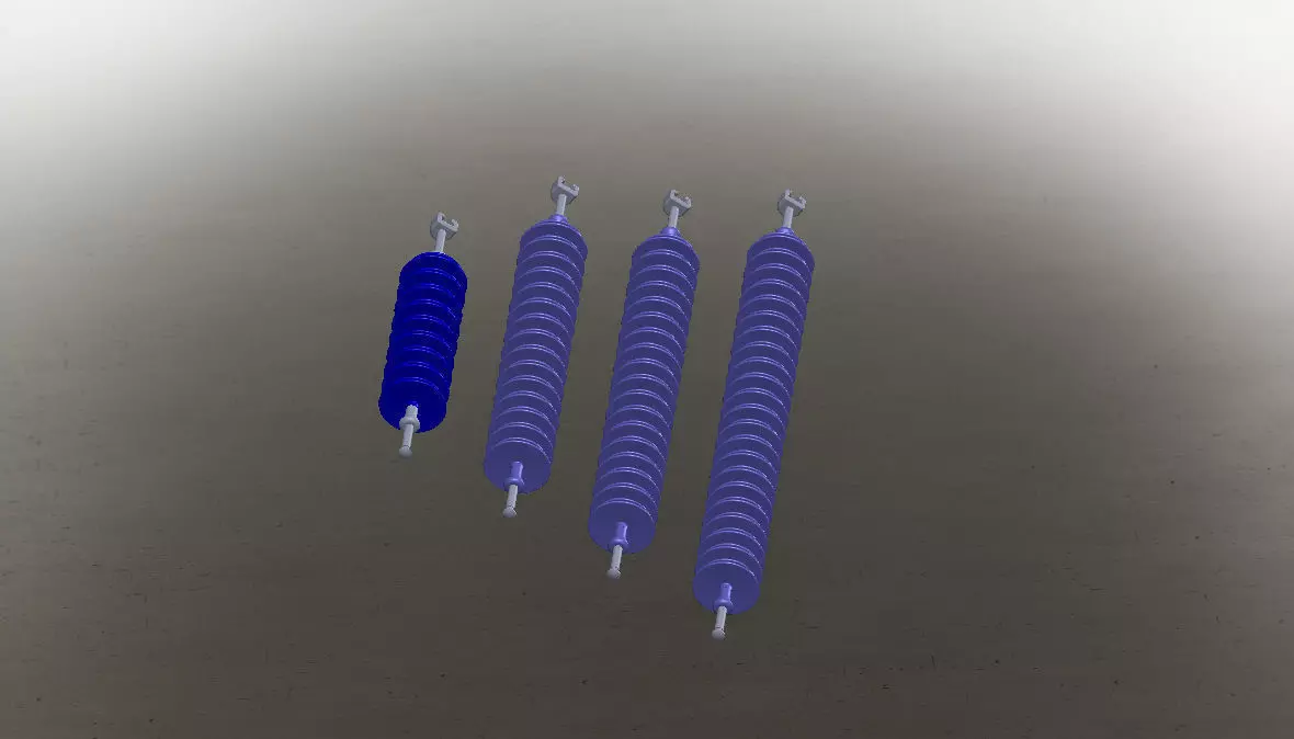 HV TRANSMISSION INSULATOR Free 3D model