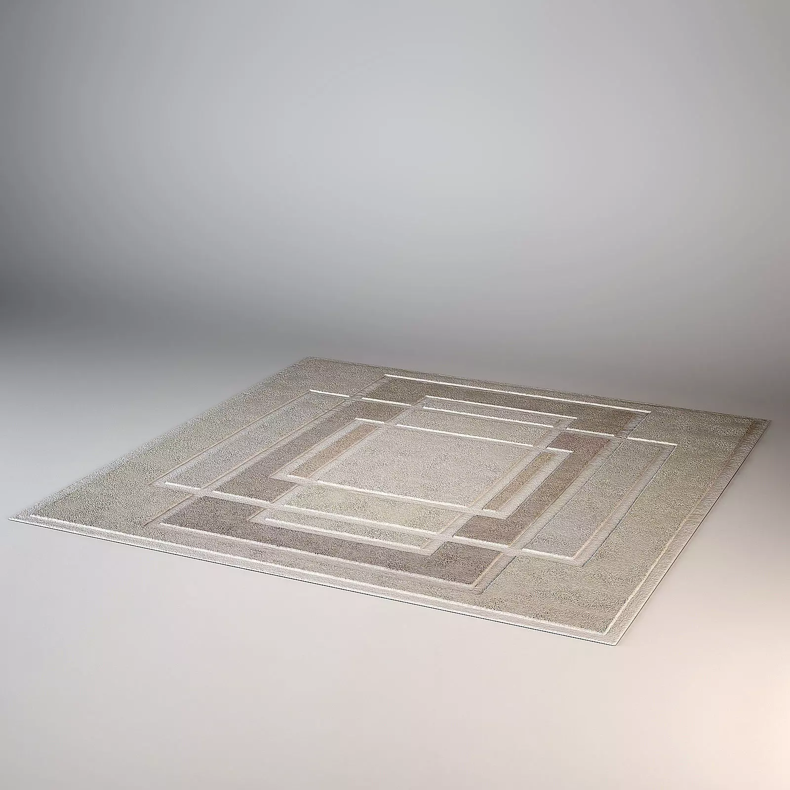 Modern Carpet Pattern 3D model_0