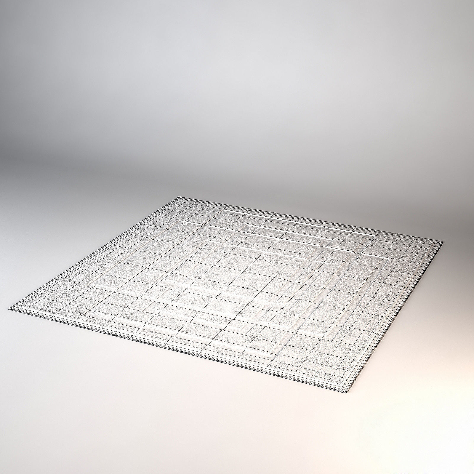 Modern Carpet Pattern 3D model_2