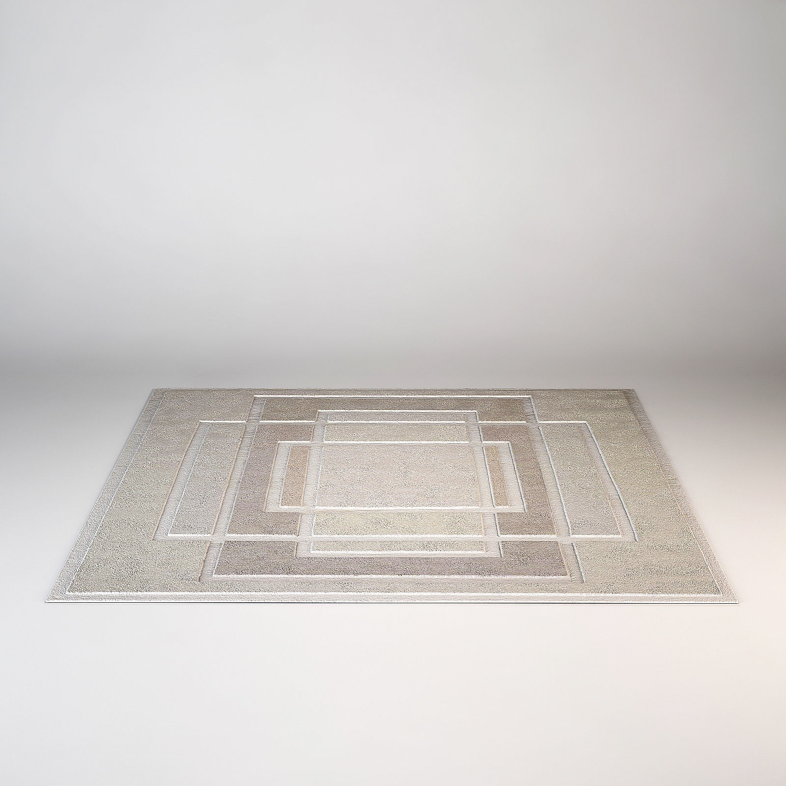 Modern Carpet Pattern 3D model_1