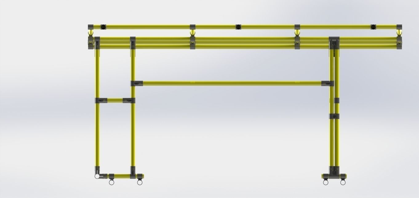 ESD PIPE TEND FRAME Free 3D model_1