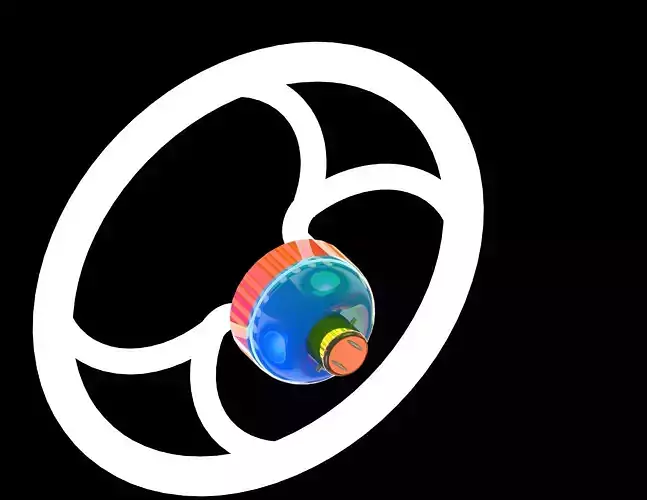 Steering Led 3D print model Steering Led 3D print model