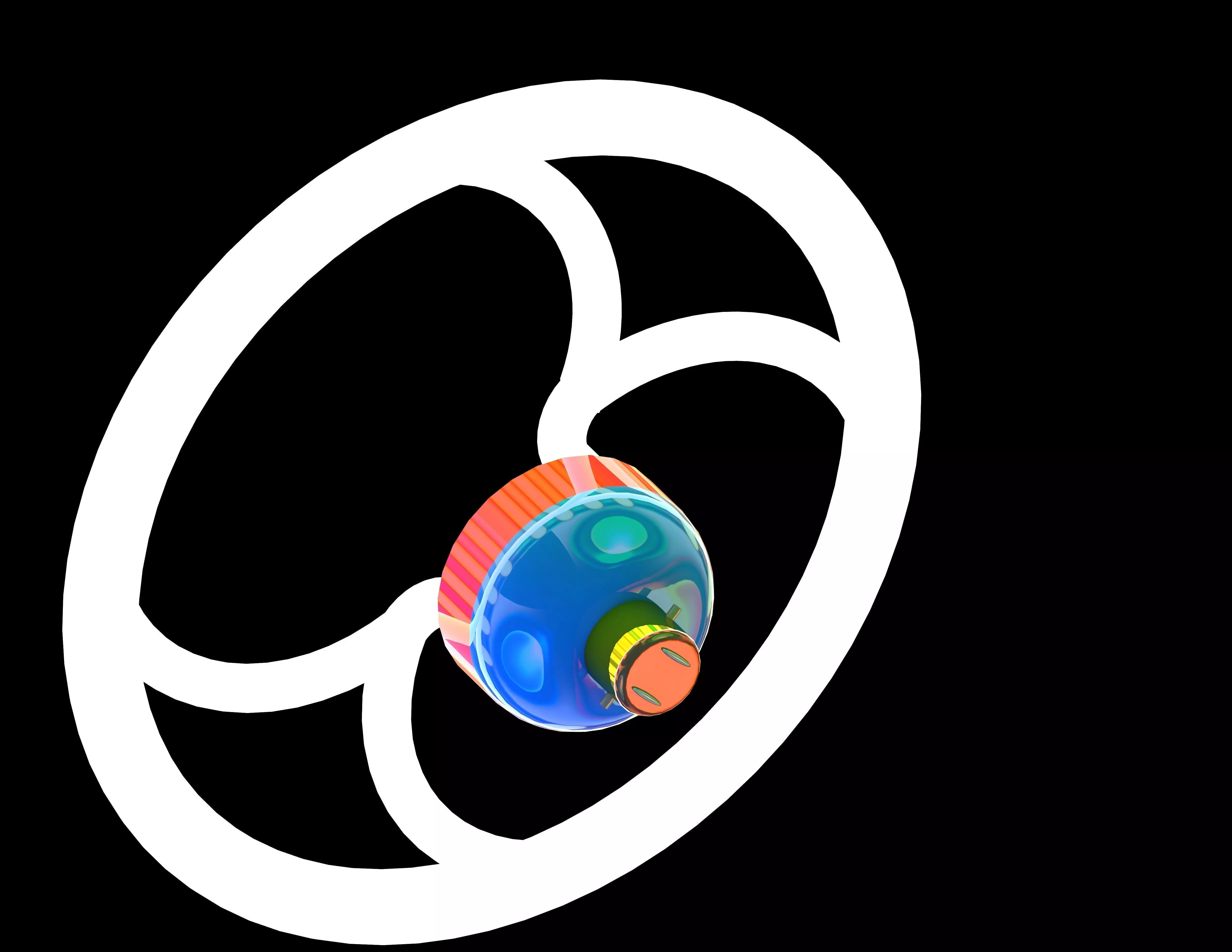 Steering Led 3D print model_0