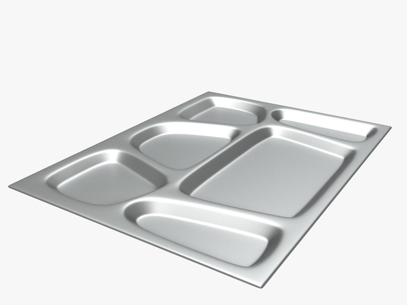Army Tray 3D model_3