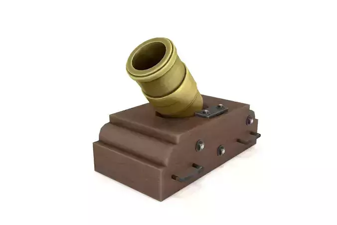 Brass Coehorn Mortar