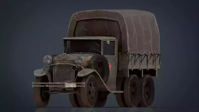 GAZ AAA CARGO TRUCK 3D model