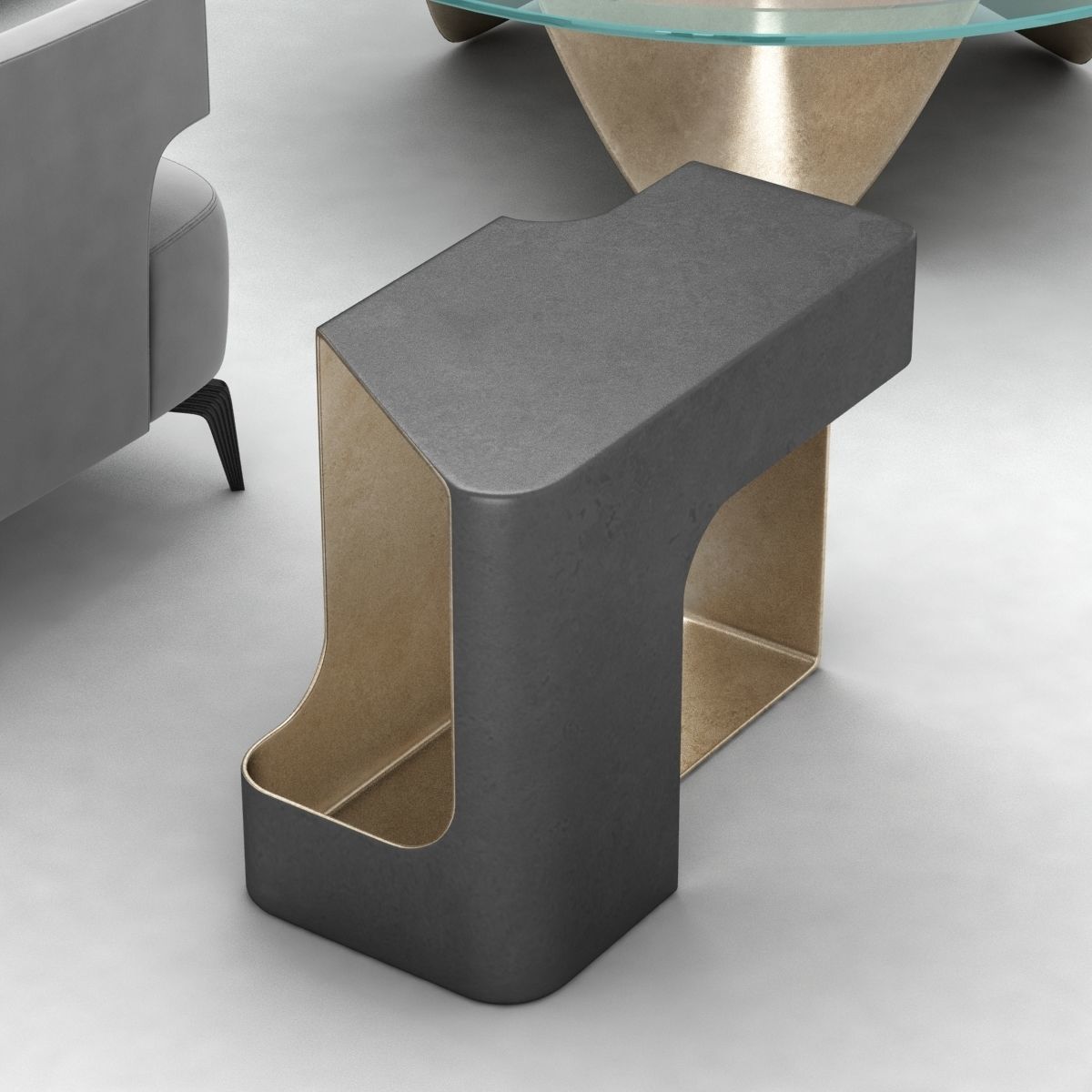 Holly Hunt furniture set 3D model_12