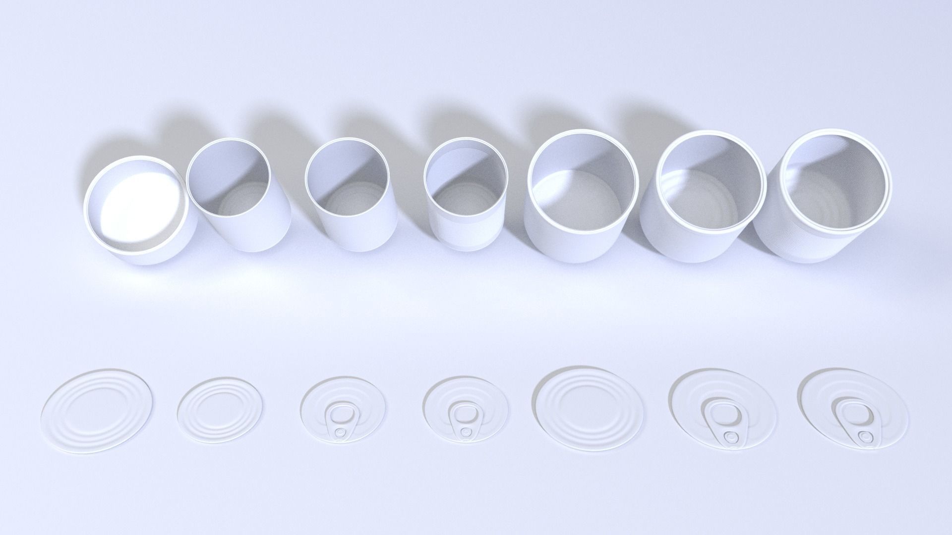 Food Can Pack ArchVis 3D model_6