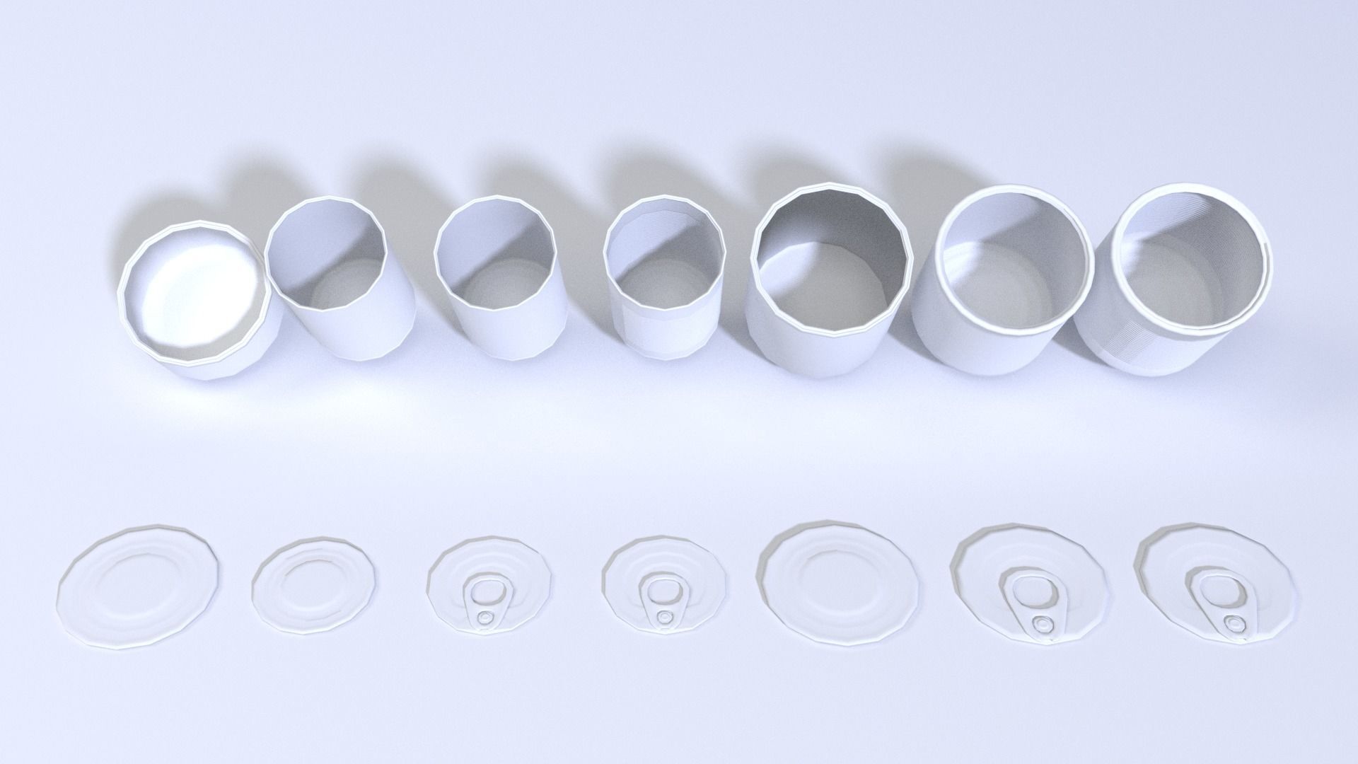 Food Can Pack ArchVis 3D model_7