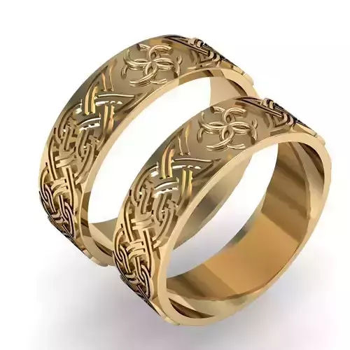 Slavonic wedding ring      