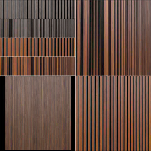 Wooden wall panels Leto Parallelo 3D model