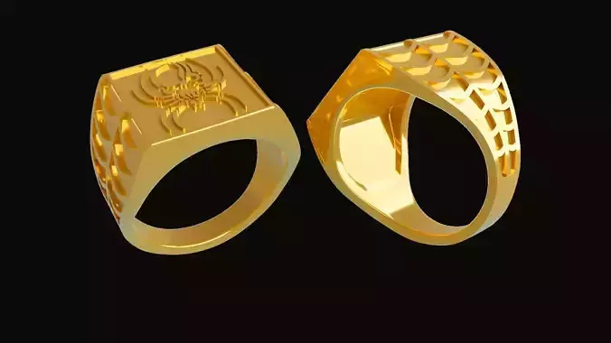 Ring spider for 3d printing