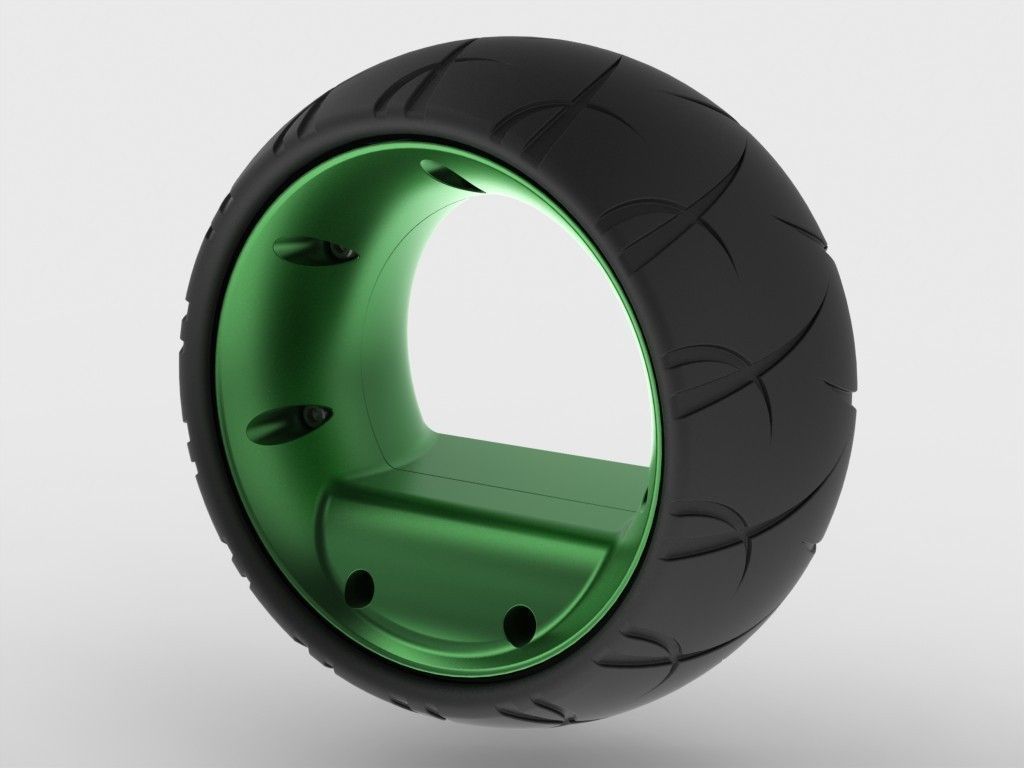 Hubless Wheel MKI Concept free 3D Model STL