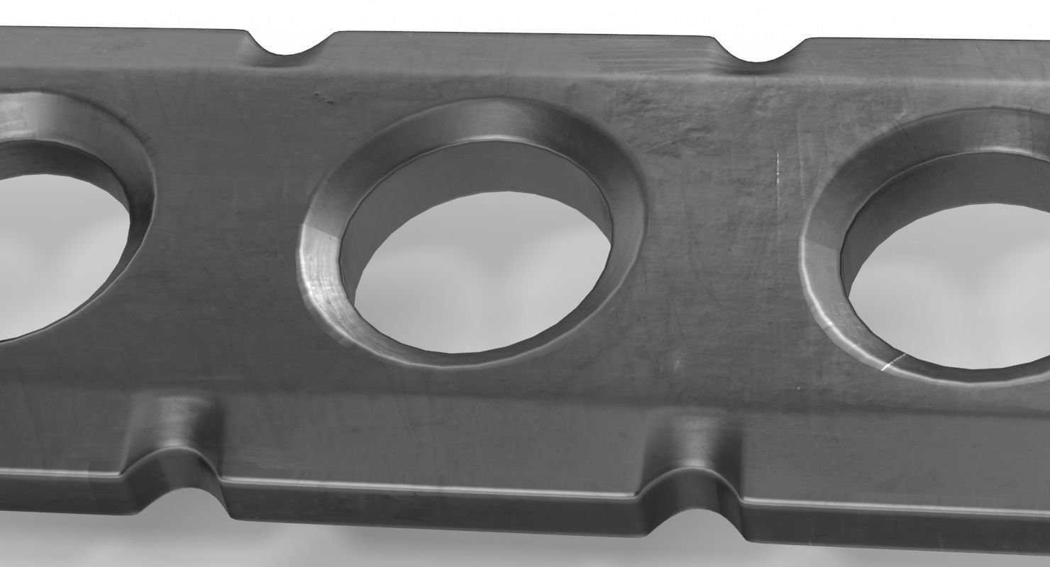 Knife transparent 3D model_4