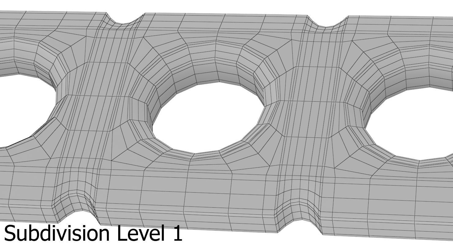 Knife transparent 3D model_7