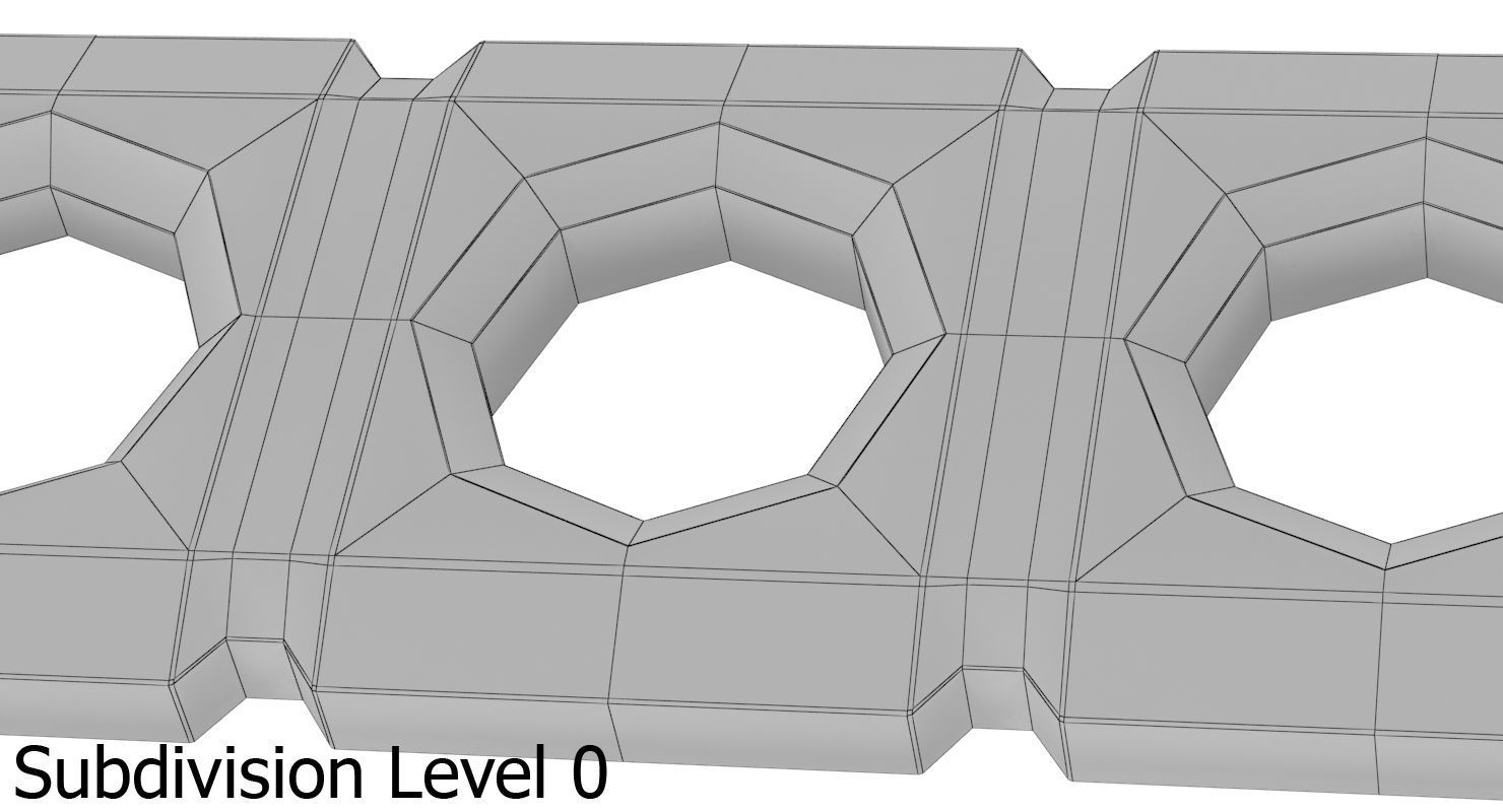 Knife transparent 3D model_6