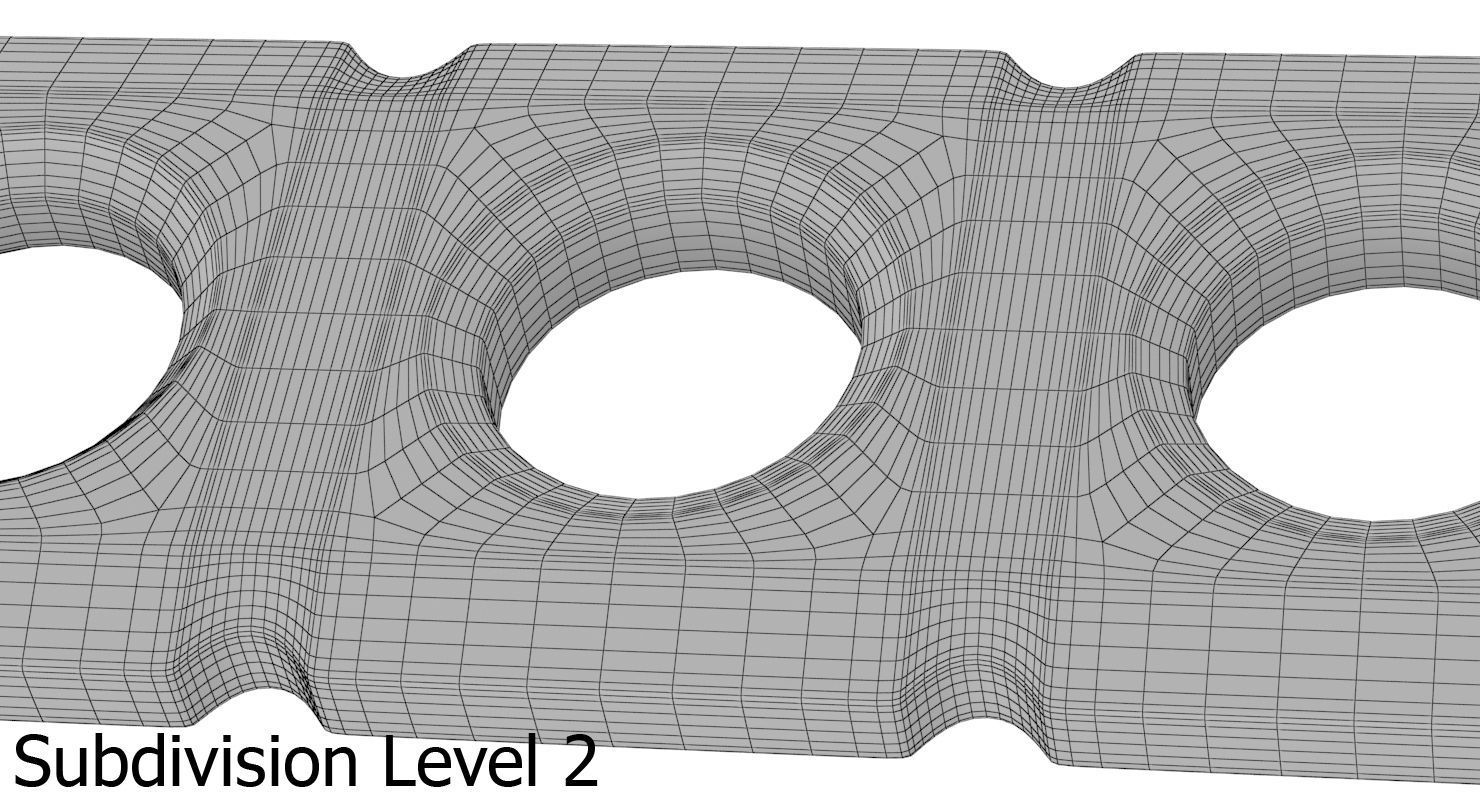 Knife transparent 3D model_8