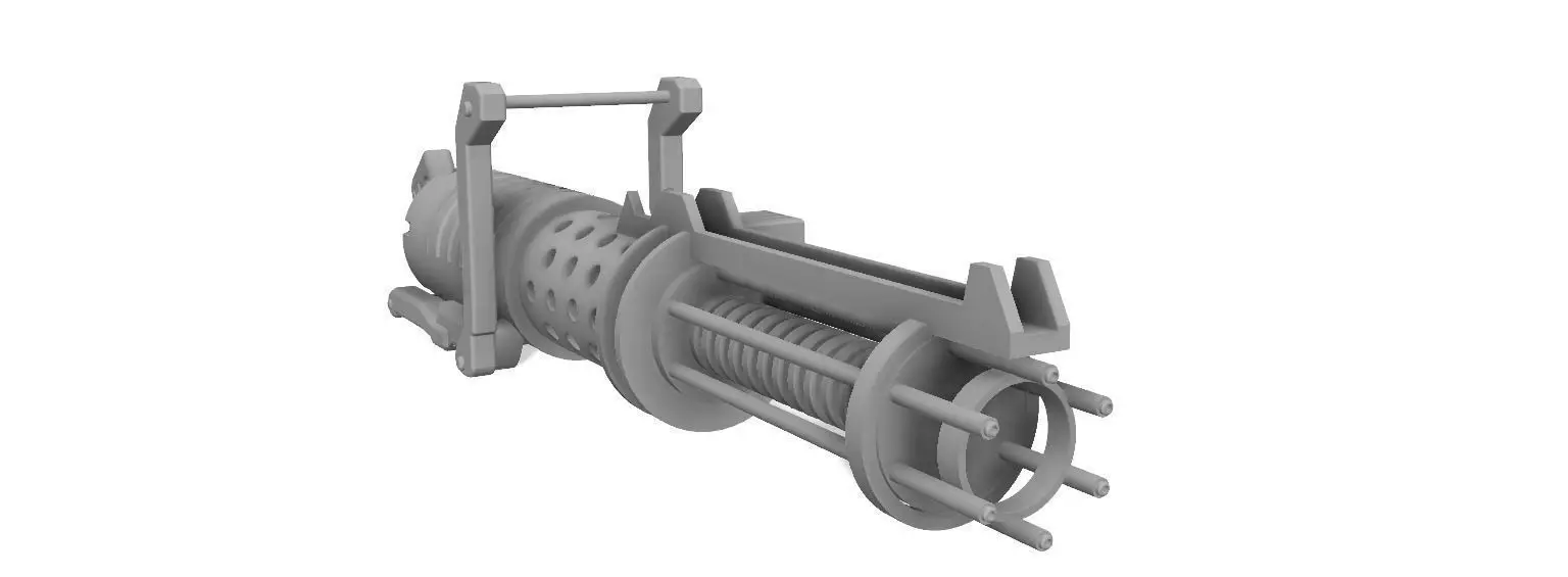 Z-6 Rotary Blaster Cannon - The Clone Wars 3D print model_0