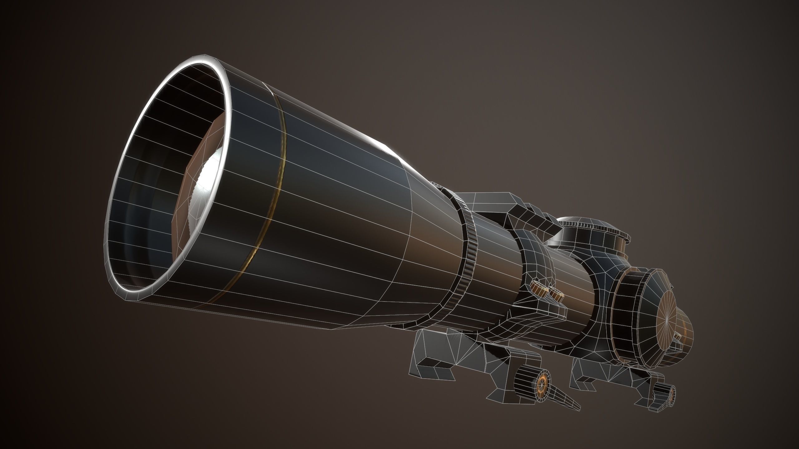 FX II Short Range Scope Free low-poly 3D model_5