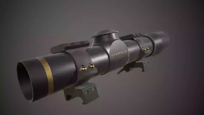 FX II Short Range Scope Free low-poly 3D model