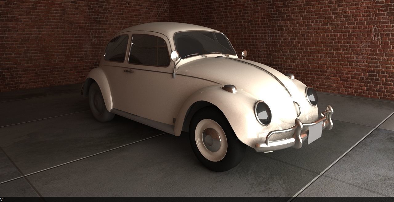 volekswagen volkswagen beetle - volkswagen beetle 3D model_8