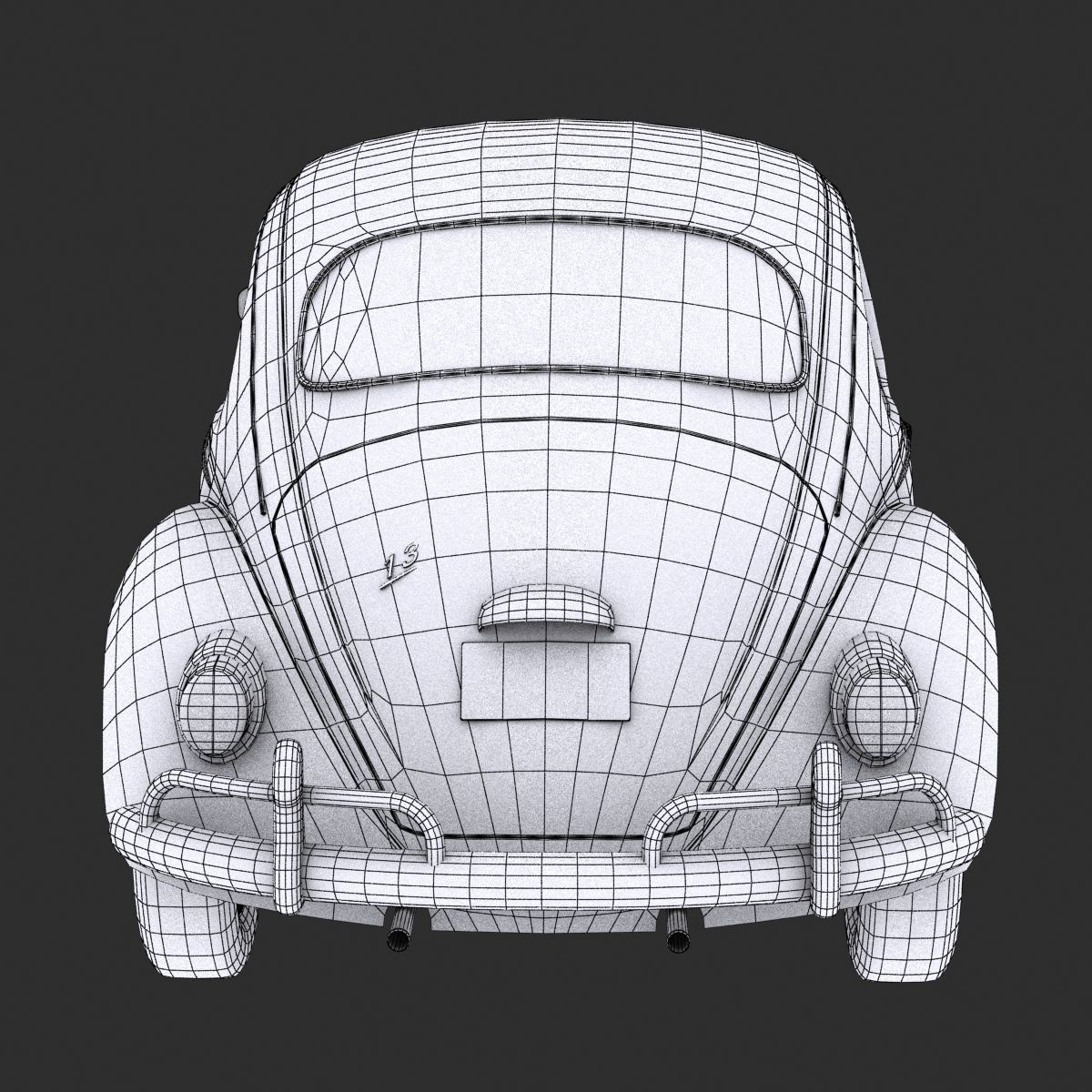 volekswagen volkswagen beetle - volkswagen beetle 3D model_12