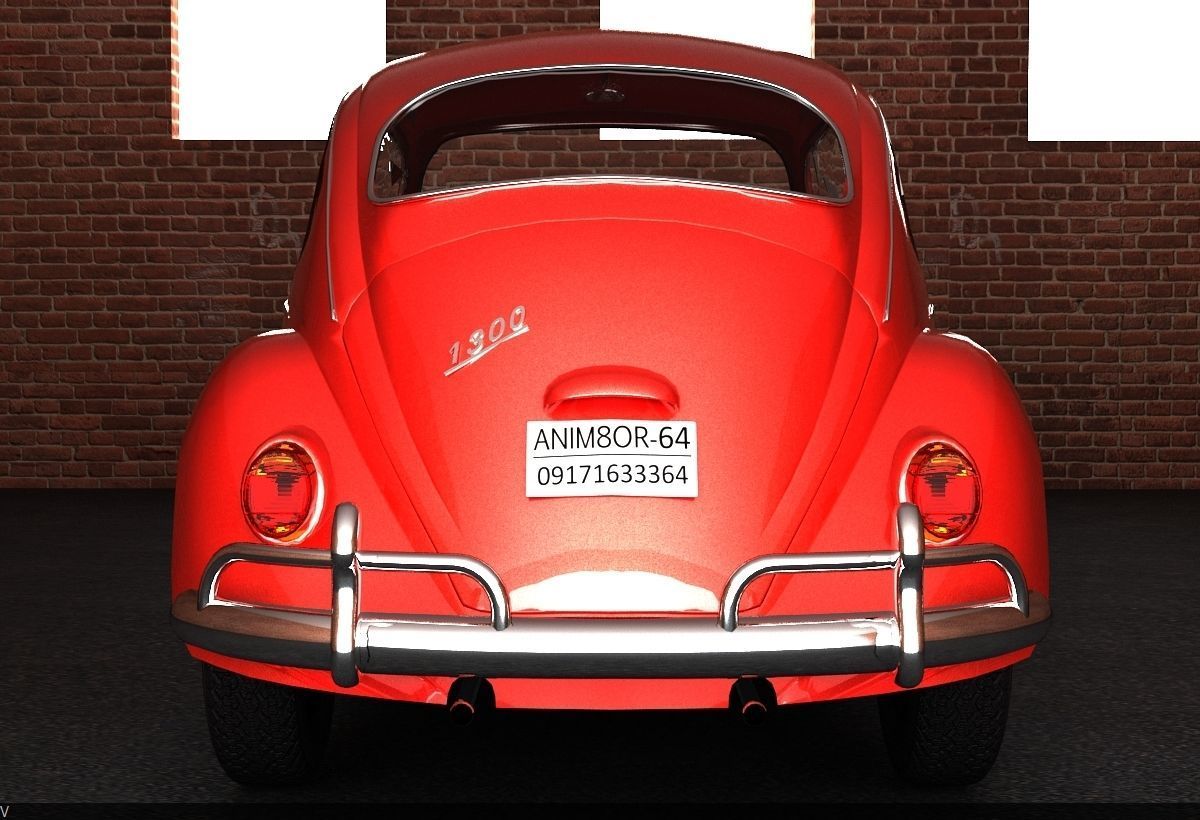 volekswagen volkswagen beetle - volkswagen beetle 3D model_5