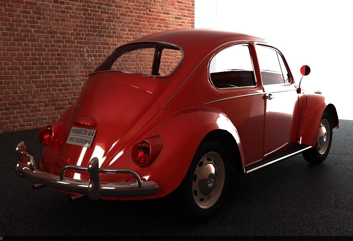 volekswagen volkswagen beetle - volkswagen beetle 3D model_1