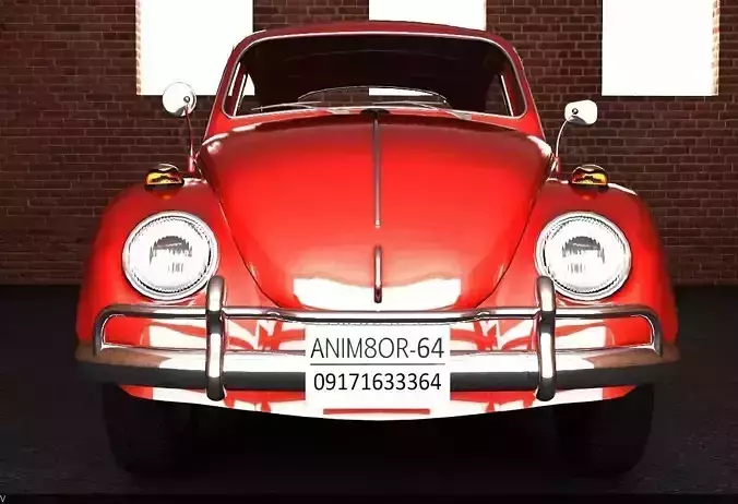 volekswagen volkswagen beetle - volkswagen beetle 3D model