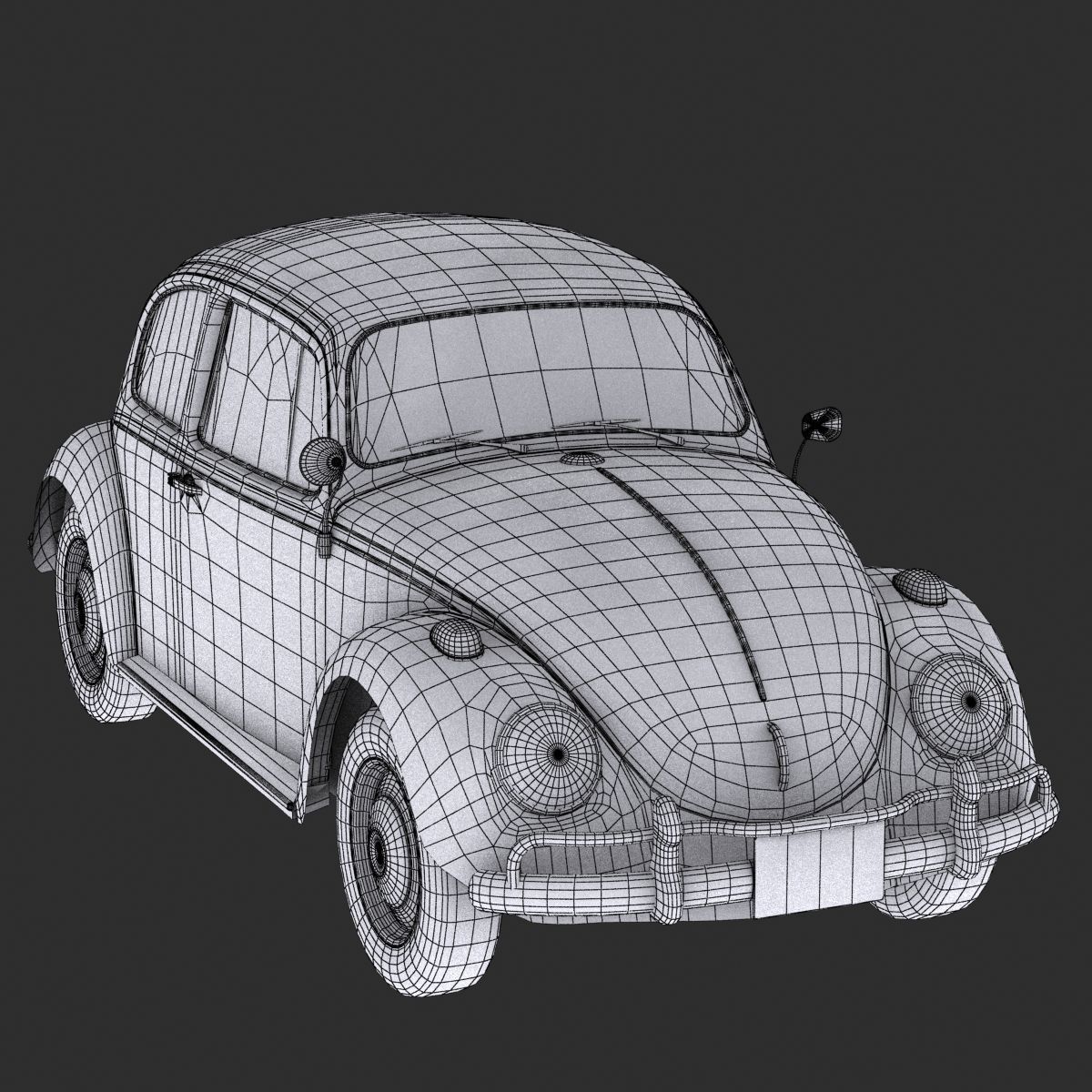 volekswagen volkswagen beetle - volkswagen beetle 3D model_10