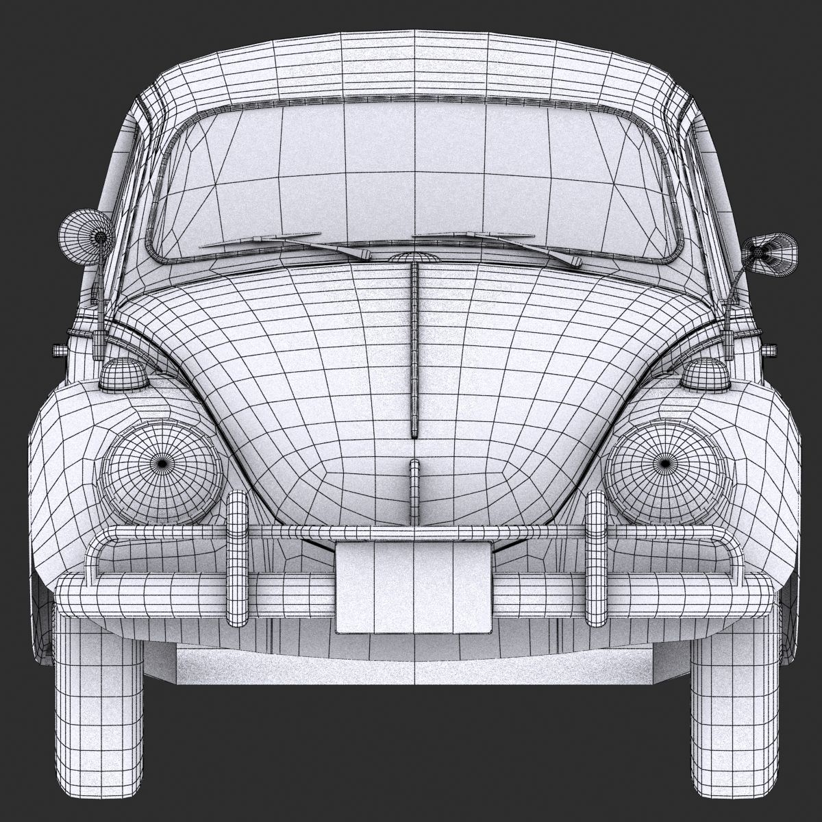 volekswagen volkswagen beetle - volkswagen beetle 3D model_11
