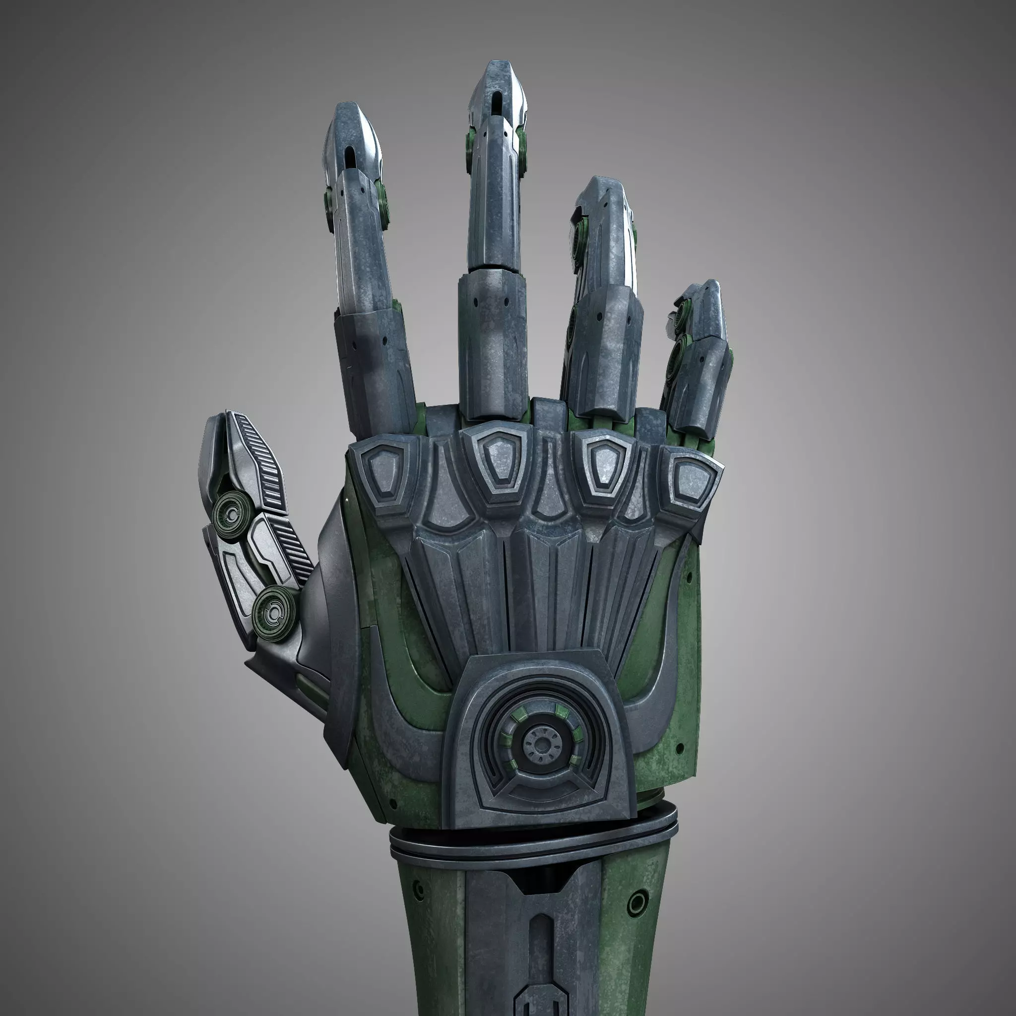 Robot hand 3D model_0
