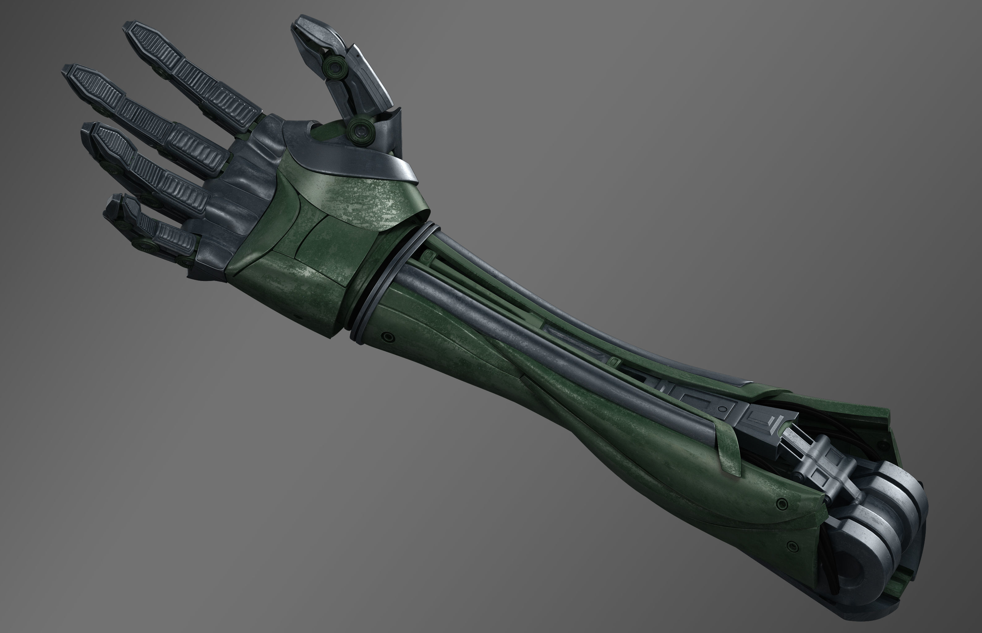 Robot hand 3D model_6