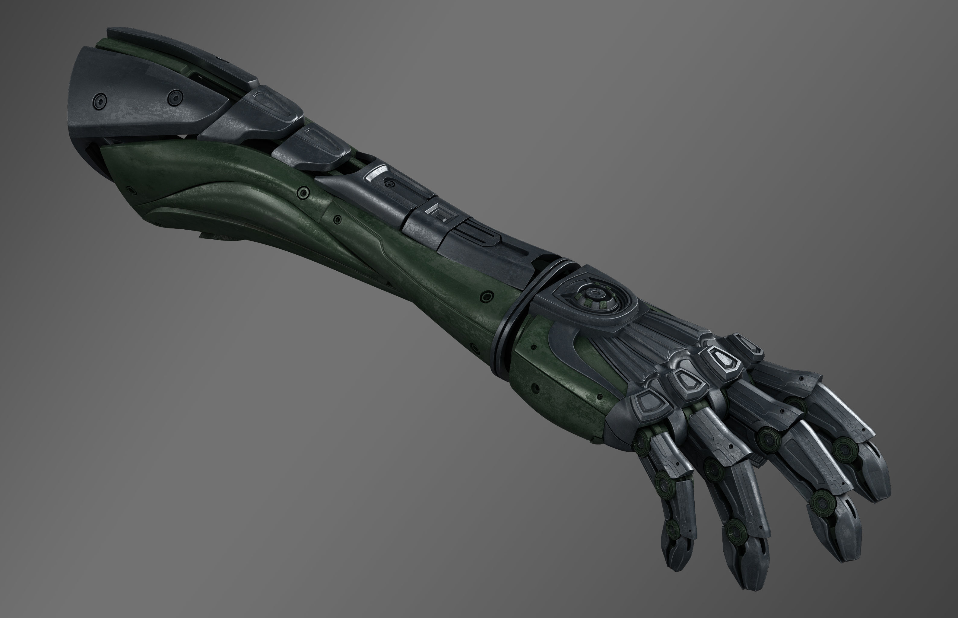 Robot hand 3D model_8
