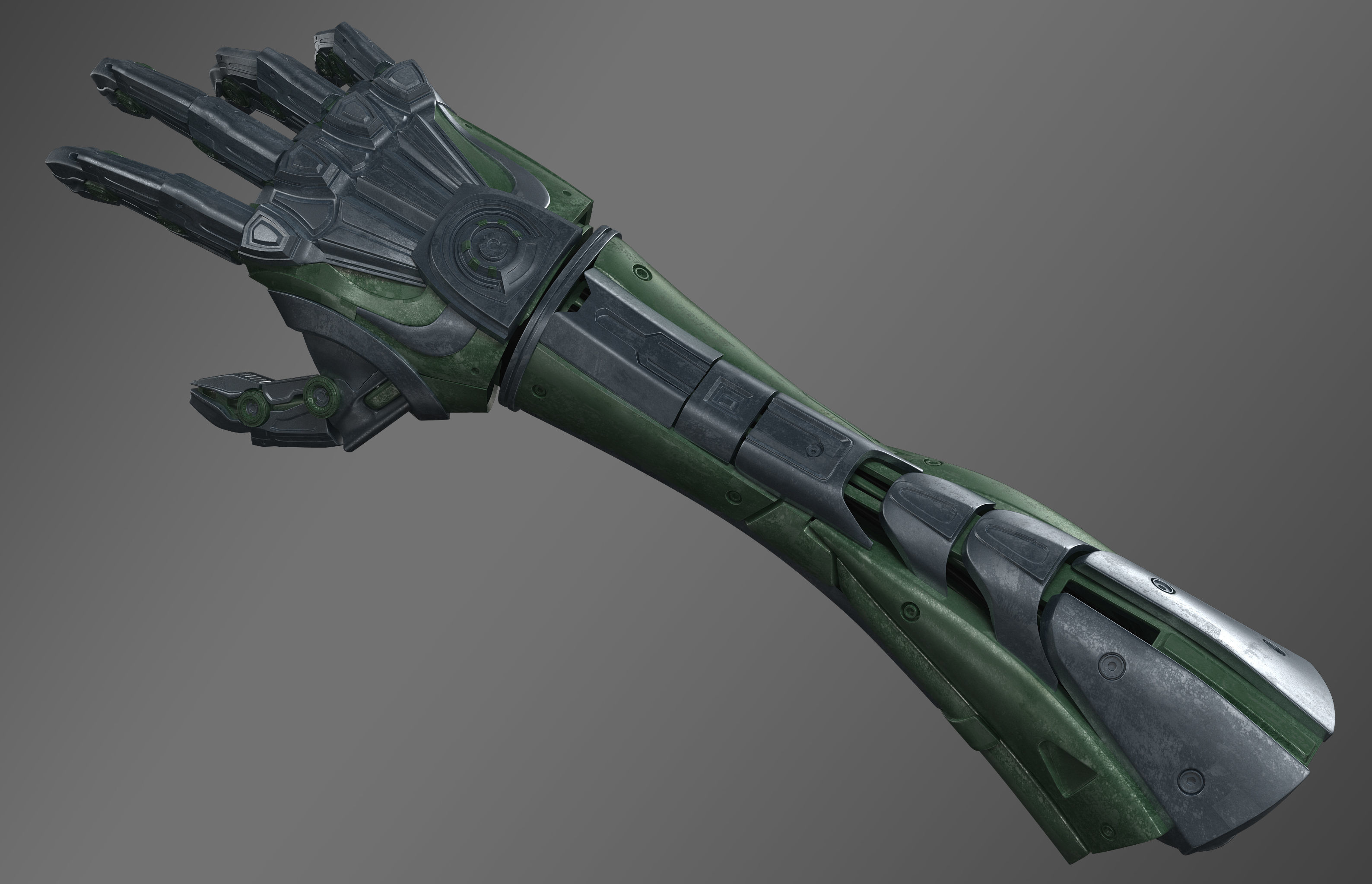 Robot hand 3D model_9