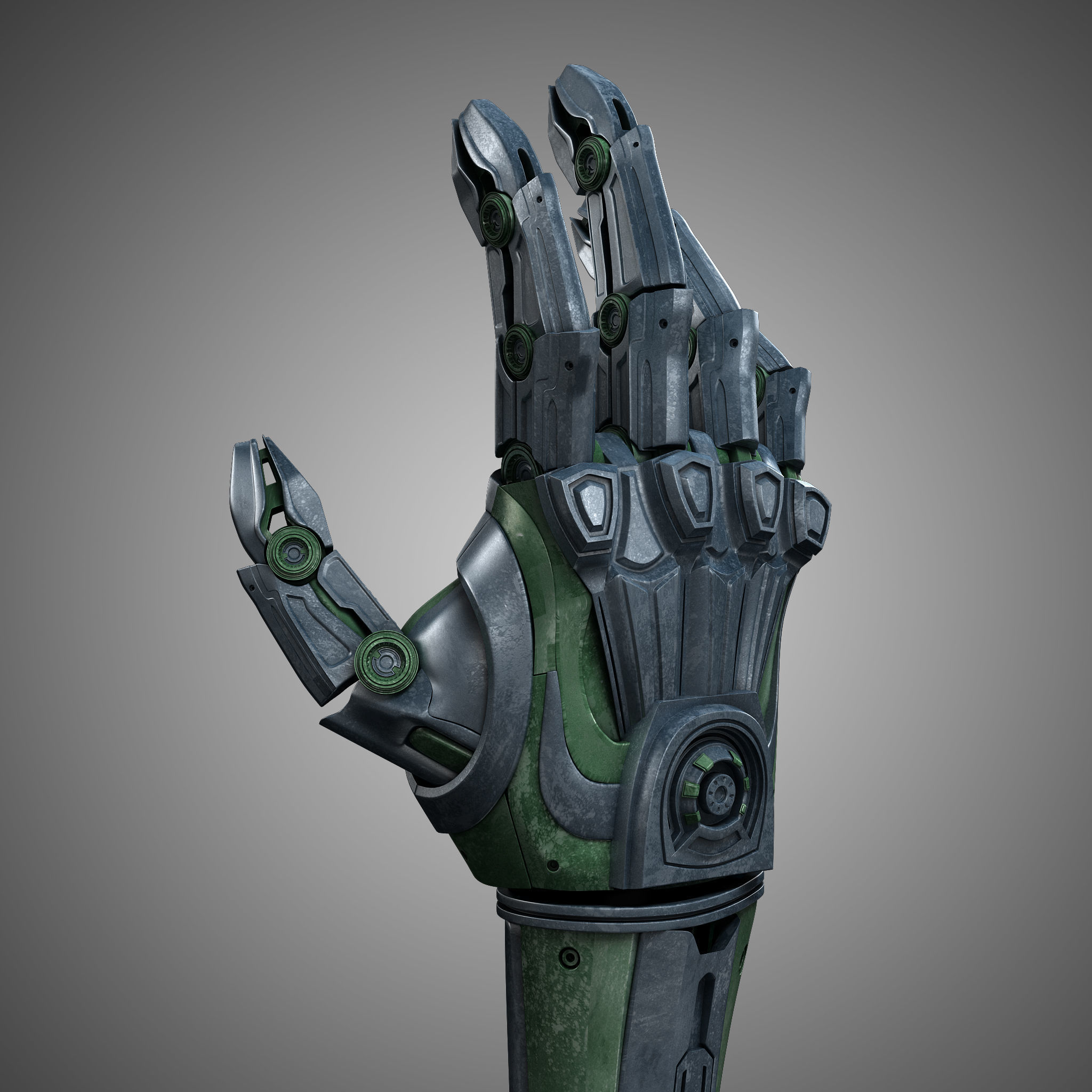 Robot hand 3D model_1