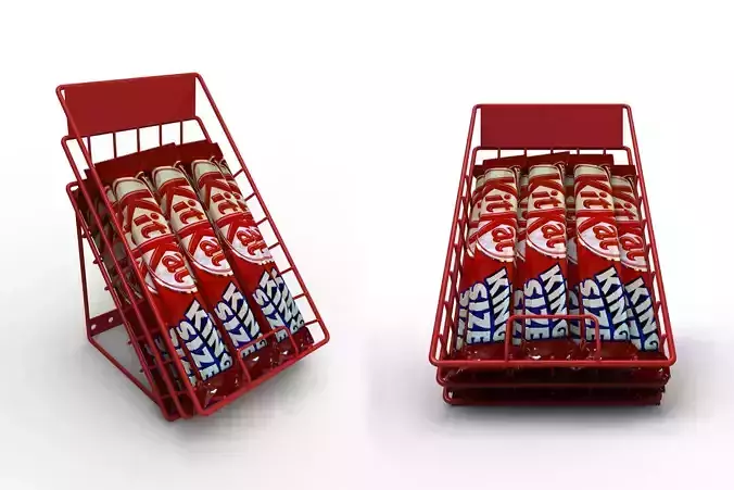 Wire Basket Free low-poly 3D model