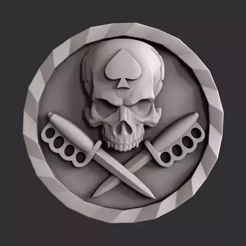 3d STL models for CNC skull