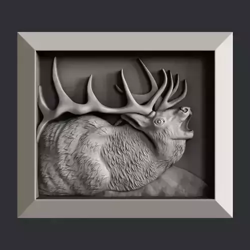 3d STL models for CNC animal