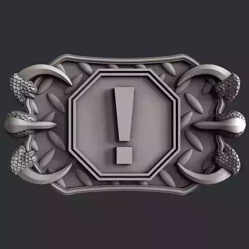 3d STL models for CNC danger