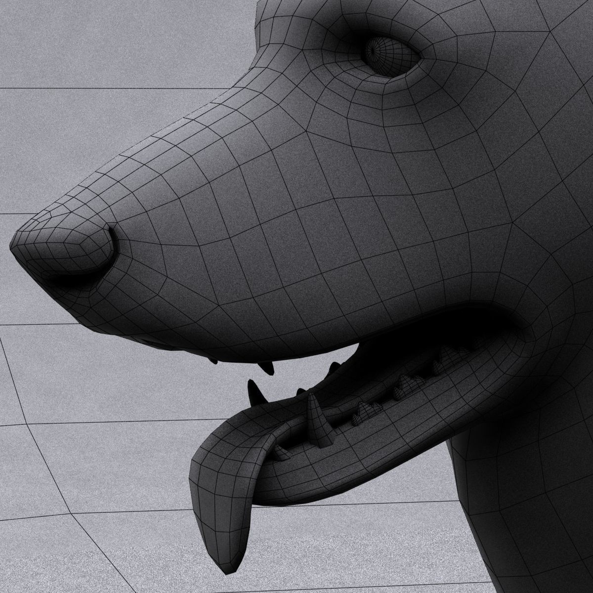 Rigged Dog 3D model_17