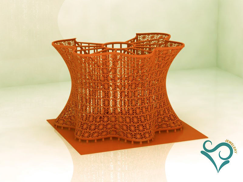 Golden Bracelets ready for direct printing 3d Jewel 3D print model_4