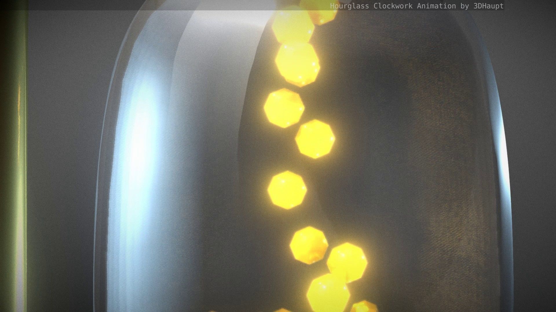 Hourglass Clockwork Animation  Free 3D model_8