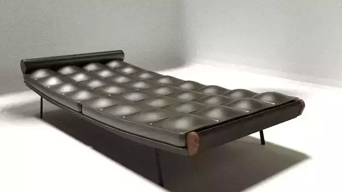 PBR Sofa leather chaise lounge