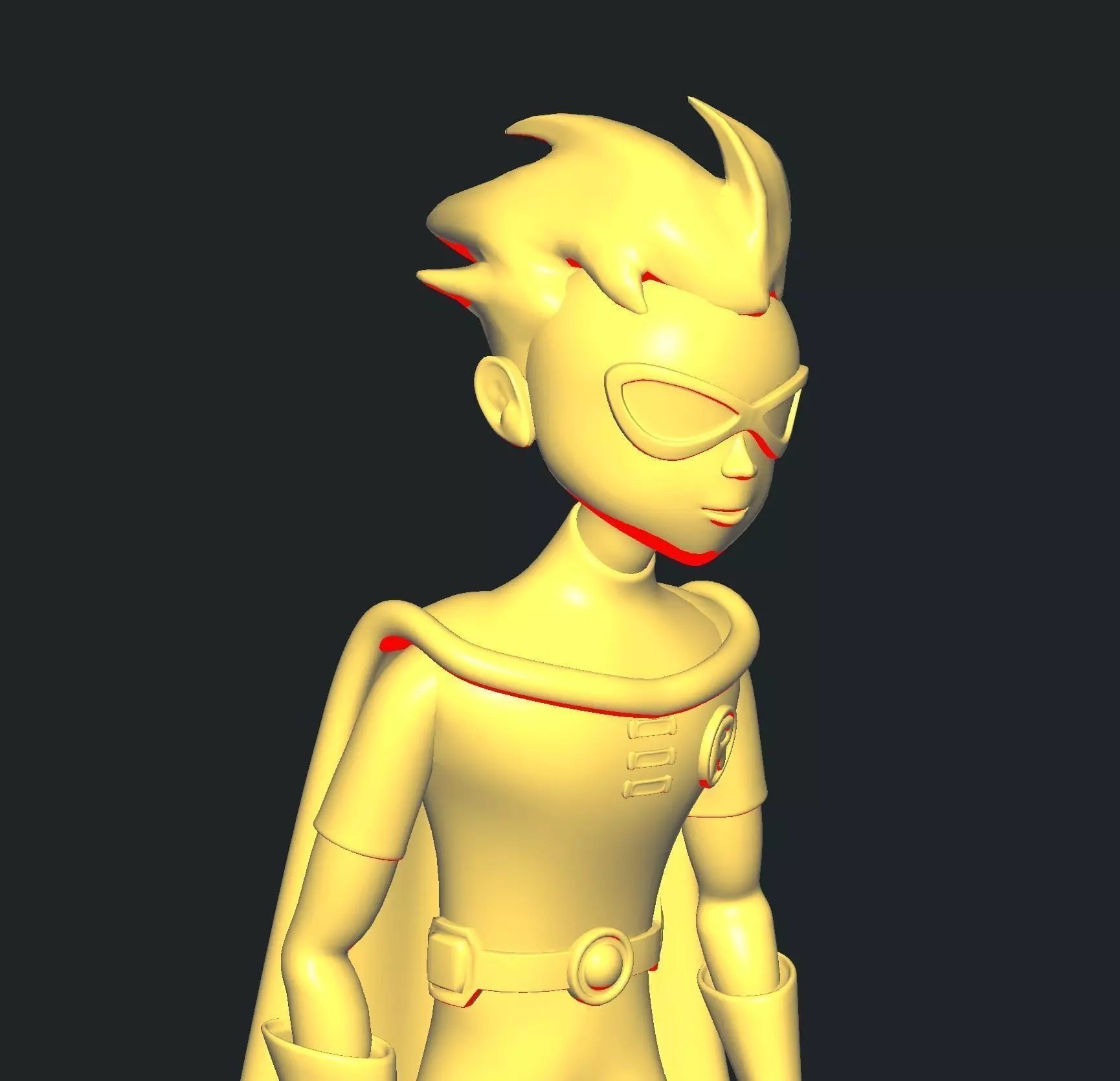 Teen Titan Robin 3D print model